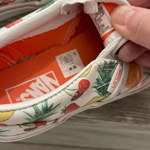 👟 EEUC VANS Runners Toddler Girls C13: FRUITS 🍎🍇🍋 - Picture 4 of 6